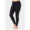 Ulla Popken, Damen, große Größen, Leggings,Schwarz,58W / 60L