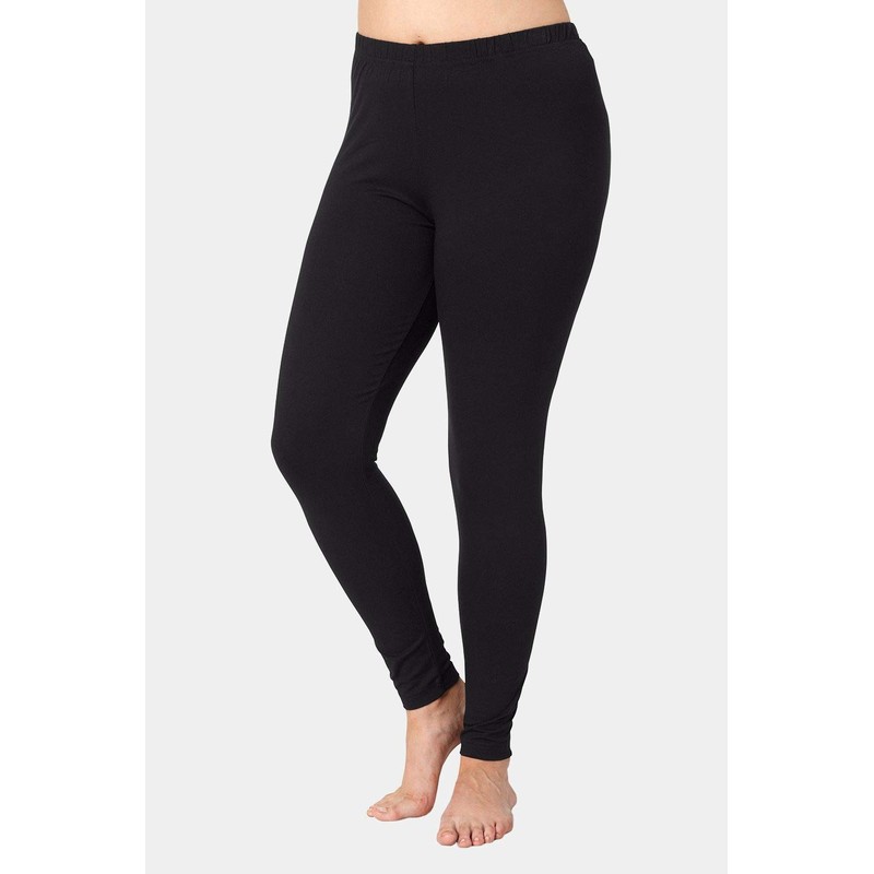 Ulla Popken, Damen, große Größen, Leggings,Schwarz,58W / 60L