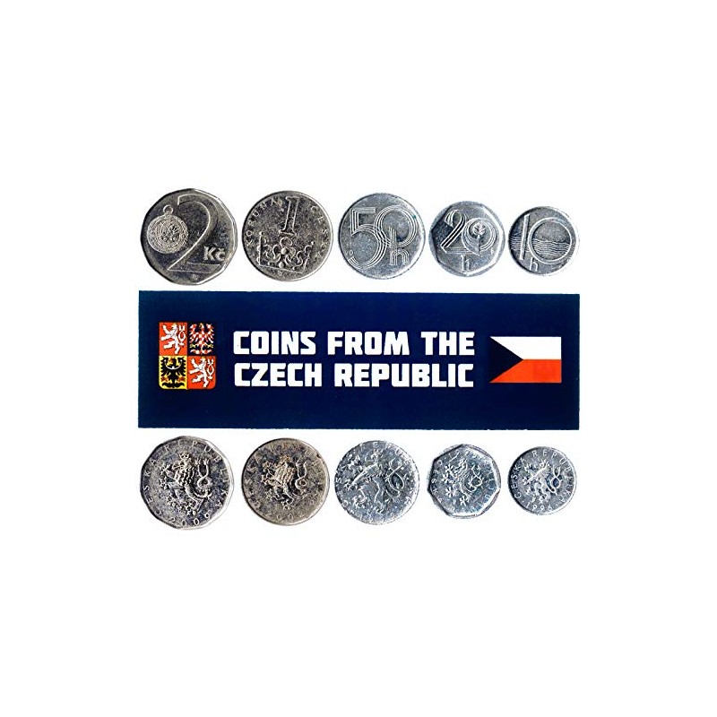 Hobby of Kings Different Coins - Old, Collectible Czech Foreign