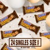 Creamy SNICKERS Peanut Butter Single Size Square Candy Bars,1.4 Ounce