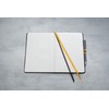 Sigel LS106 Linescape Notebook Squared Approx. A5 Dark Grey Yellow
