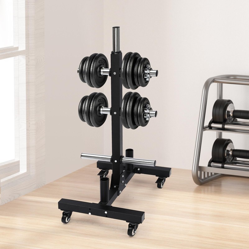 Olympic Weight Rack Plate Tree 1102.3lbs Strong Load-bearing Weight Plate