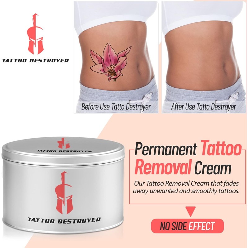 Tattoo Removal Cream Natural Fading system wrecking balm 4 week