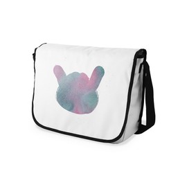 Bonamaison Digital Printed Messenger School Bags with Black Strap for Girls and Boys, Back to School, Messenger Bags for Students, Shoulder Bags, Size: 29 x 36 cm