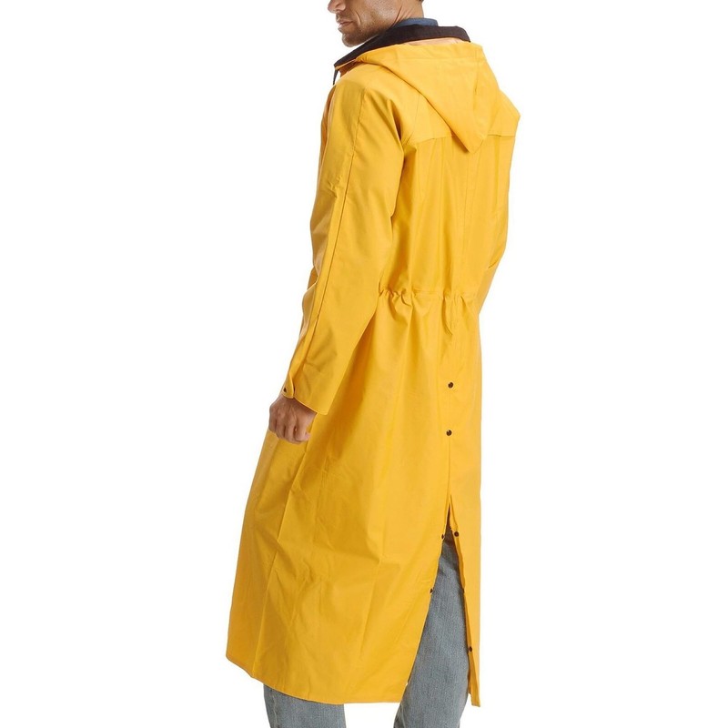 M&F WESTERN Saddle Slicker Adult Rain Coat Yellow, Size: M
