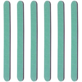 Reusable Professional Double Sided Nail Files, Washable 100/180 Grit Emery Board Nail File, Fingernail Buffers Styling Tools Manicure Tools Toenail Grinding Files Pet Grooming Tool (Green, 6Pcs)