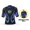 Optimum Senior Inferno Rugby Protective Top Shoulder Pads, Black/Blue, Large