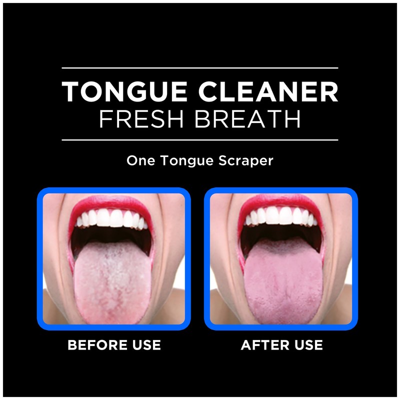 DenTek Orabrush Tongue Scraper, Gentle Tongue Cleaner Brush for Fresh