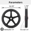 GICOOL 14 x 1.75'' Spoked Plastic Wheel and Tire, 2.45"