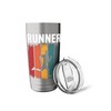 Runner Retro Running Jogging Workout Marathon Sprinter Stainless Steel Insulated