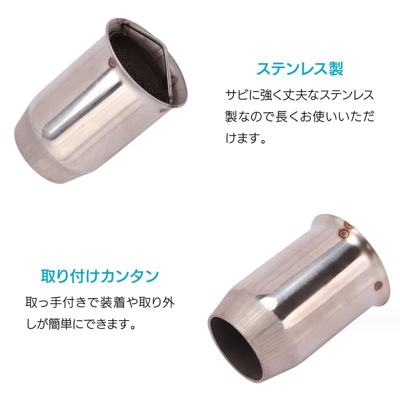 ENN LLC Motorcycle Inner Silencer Muffler Stainless Steel General Purpose