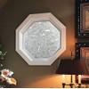 Autotech Park Precut Octagon Window Film, Floral Series 5 Design,