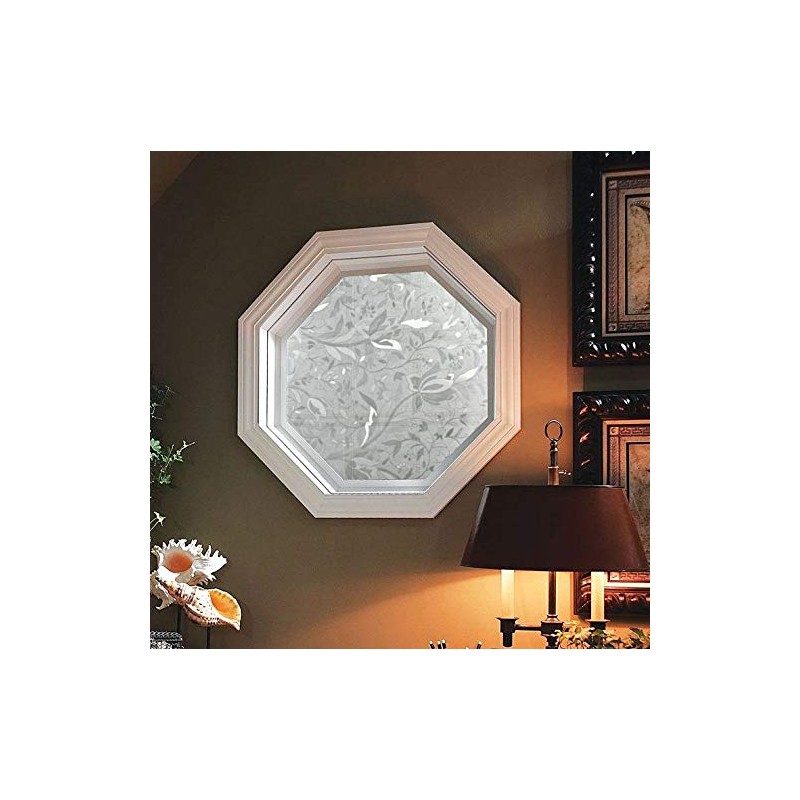 Autotech Park Precut Octagon Window Film, Floral Series 5 Design,