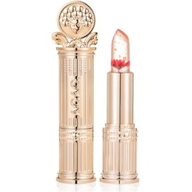 [Popular Product] Jelly Lipstick, Flower Jelly Color Changing Lipstick, Gold Cap Version, Lip Fashion, Lip Gloss, Crystal, Jelly, Lipstick, Lipstick 02#