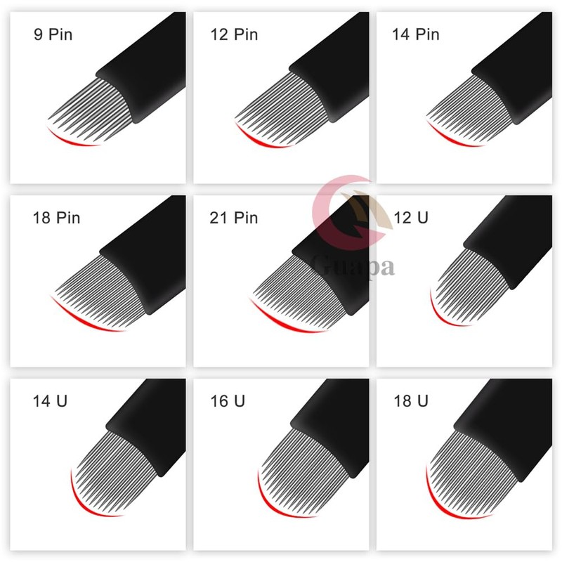 Pack of 30 Extremely Thin 0.18 mm Nano Blades Microblading