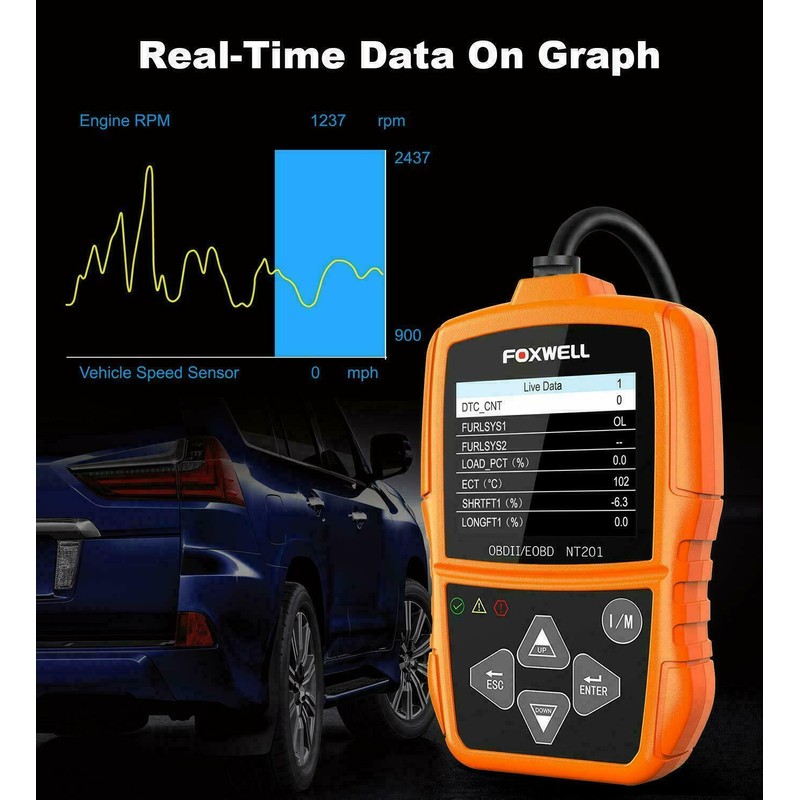 Foxwell Car Code Reader Diagnostic Tool Auto OBD2 Scanner EOBD