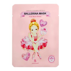 Peachand Children's Mask Sheet, Peach and Princess Mask Pack, Face Pack (3 Pieces), Safety Ingredients, Kids Cosmetics, Presents, Children's Cosmetics, Children's Makeup, Popular, Stylish, Children's Cosmetics, Cute