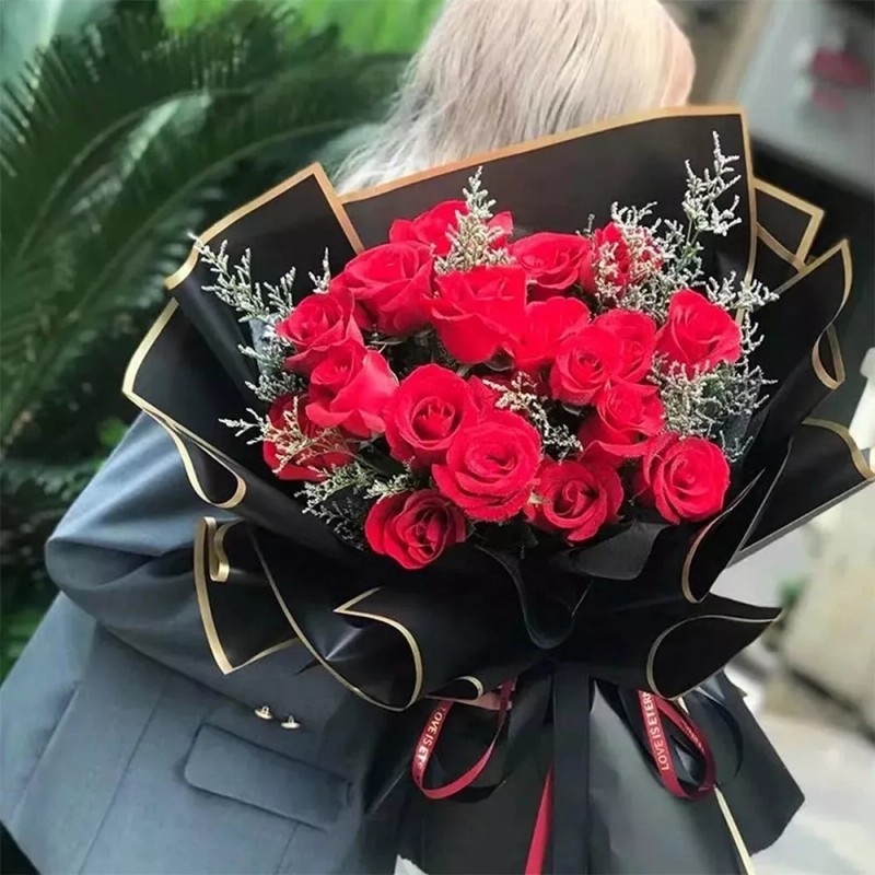 SD 80 Hojas Papel Coreano Para Ramos Bouquet Floral Y