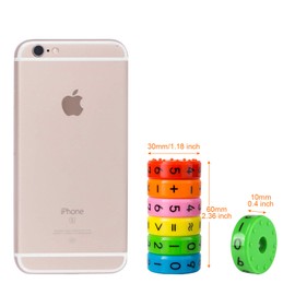 Kesote 2 Pieces Educational Toy Maths Calculation Roll School Maths Learning Calculation Toy Back to School