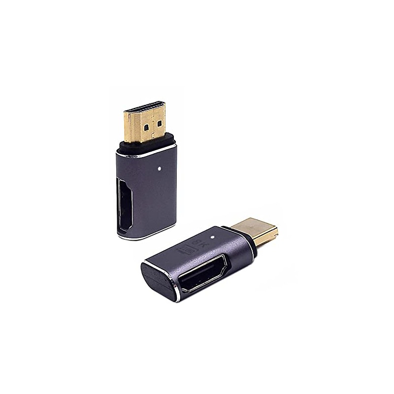 Kework 2 Pack 8K UHD HDMI Adapter, 48Gbps 3D HDMI