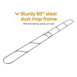 Coastwide Professional Dust Mop Frame, 60" x 5", Black