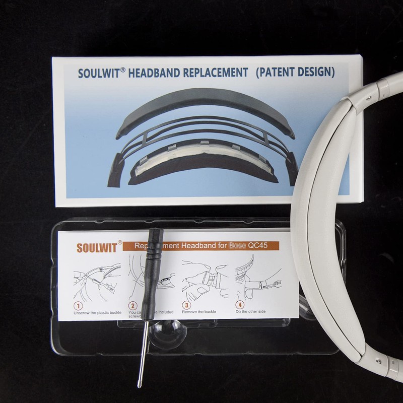 SOULWIT Headband Cover for Bose QuietComfort 45 (QC45)/QuietComfort SE (QC