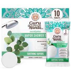 GuruNanda Eucalyptus Vapor Shower Tablets, 10 ct