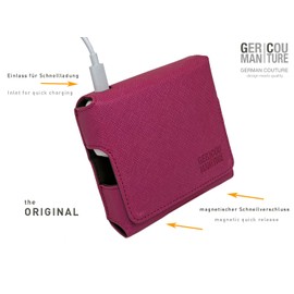 GC Smart case Compatible with IQOS 3 Duo for Holder Heets Pocket Charger Brush Heat Filter Starter Set Case, Pink