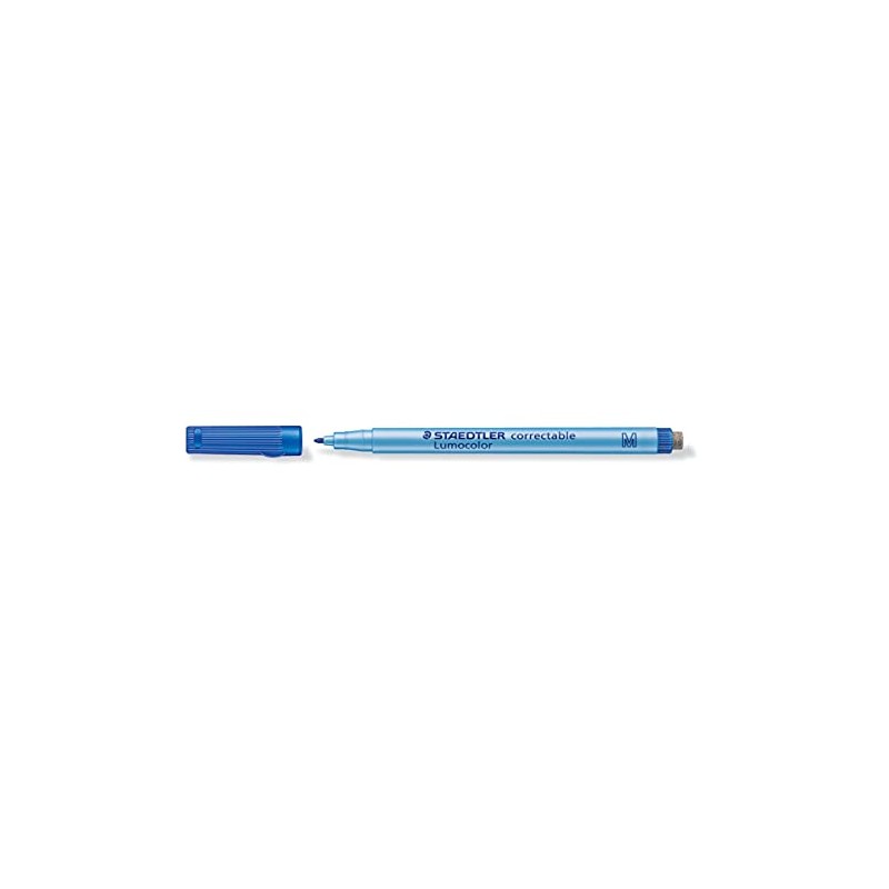 Lumocolor Correctable Pen Medium Point Blue