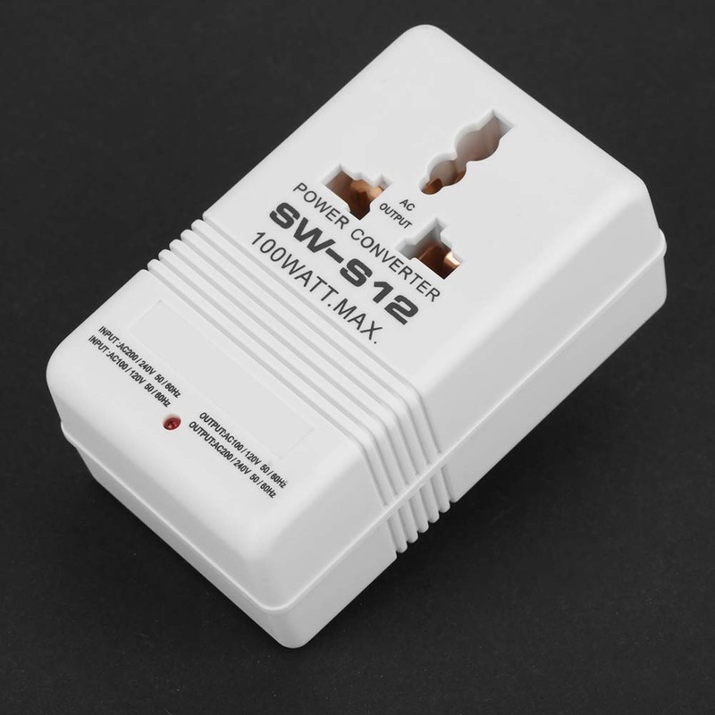 Adaptador del convertidor de voltaje 100W 110V / 120V a