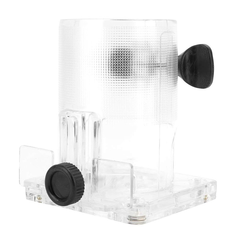 ANGGREK Katsu Router Base,Work,Woodworking Trimmer Router Transparent Plastic Base Power