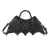 NEEVAS Women Bat Wing Crossbody Bag Goth Punk Fashion Handbag