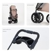 Double Pet Stroller for Dogs and Cats, One-Hand Foldable with