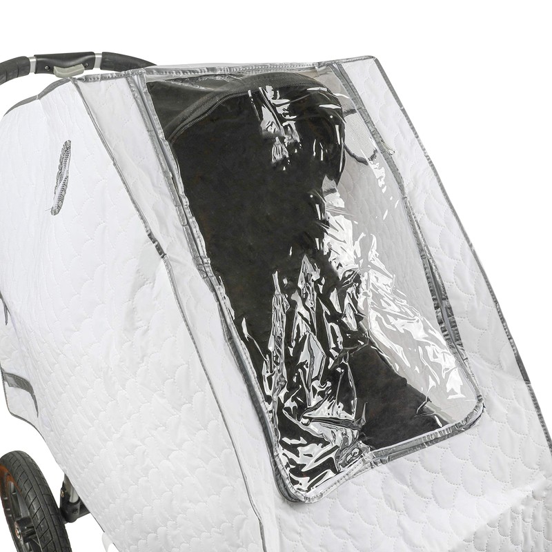 Masirs Baby Stroller Rain Cover - Universal Size, Provides Extra