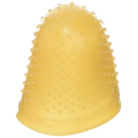 Swingline Rubber Finger Tips, Size 14, X-Large, Amber, 1/Dozen