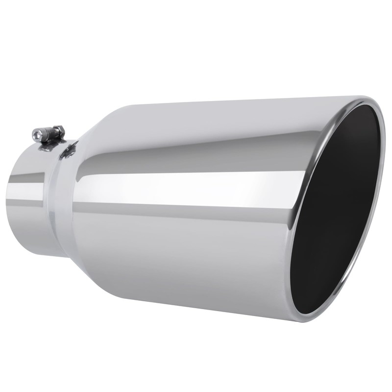 EVERESTWAY Stainless Steel 5 Inch Inlet Diesel Exhaust Tip Tailpipe,