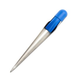 Boat Rope Splicing Spike FID - Marine Stainless Steel Tool with Plastic Handle for Line & Wire Diameter Adjustment, 1 Pc(Blue-Small 1/8 to 1/2")