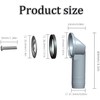 Round Overflow Pipe Kit - Adjustable 200-600mm Sink Overflow Tube