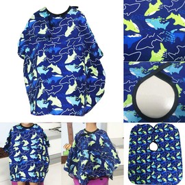 Wixine 1Pcs Kids Colors Salon Waterproof Hair Cut Haircut Barbers Cape Gown Cloth Easy Use