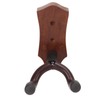 2pcs Guitar Wall Hanger Elegant Black Walnut Guitar Wall Mount