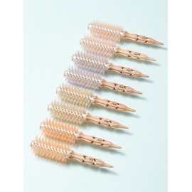 HAUM Bangs Roll Comb No. 1.5 Sole Plate Dry Volume Pig Hair Mini Brush / HAUM 하움 앞머리롤빗 1.5호 열판 드라이 볼륨 돈모 미니 브러시