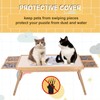 Yacona Puzzle Board 1500 Pieces,34.3”x 26” Jigsaw Puzzle Table with