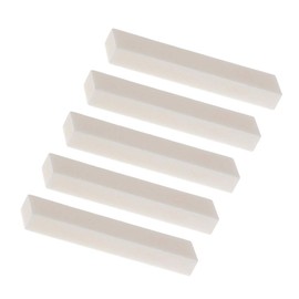 Alnicov 5pcs 52x10x6mm Blank Bone Nut for LP Folk Classical Electric Acoustic Guitar