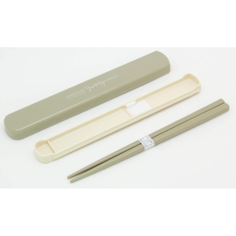 OSK HS-16 EVERYDAY Yummy LUNCH! Gray Chopsticks / Approx. 7.7