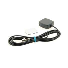 Alda PQ Antenne zur Glasbefestigung für GPS, GLONASS mit SMA/M Stecker und 2,5m Kabel 2,0 dBi Gewinn