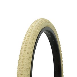 FENIX CYCLES Bicycle Tire Wanda 20" x 1.75" Comp3 Thread. Bike tire, (Cream)