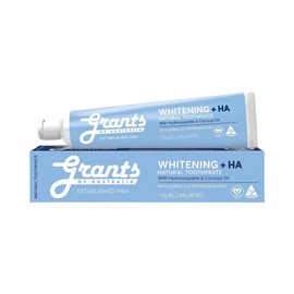 Grants Of Australia Natural Toothpaste Whitening + Hydroxyapatite (HA) and Coconut Oil 110g