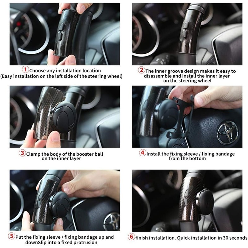 Biqing steering wheel knob, steering knob for steering wheel steering