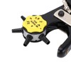 Leather Belt Hole Puncher Heavy Duty Plated Steel 6 Holes