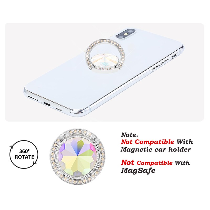 lenoup Glitter Bling Bling Phone Ring Holder,Sparkle Phone Ring Grip